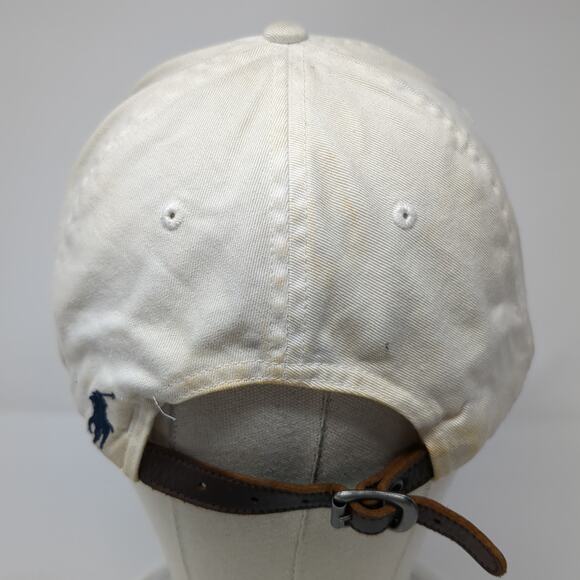 Polo RL 67 Slideback Hat White One Size Solid Adjustable Embroidered - Picture 6 of 9